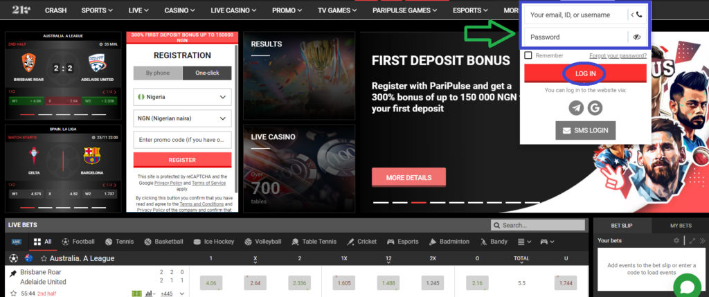 After Your PariPulse Registration – Logging Into Your Account