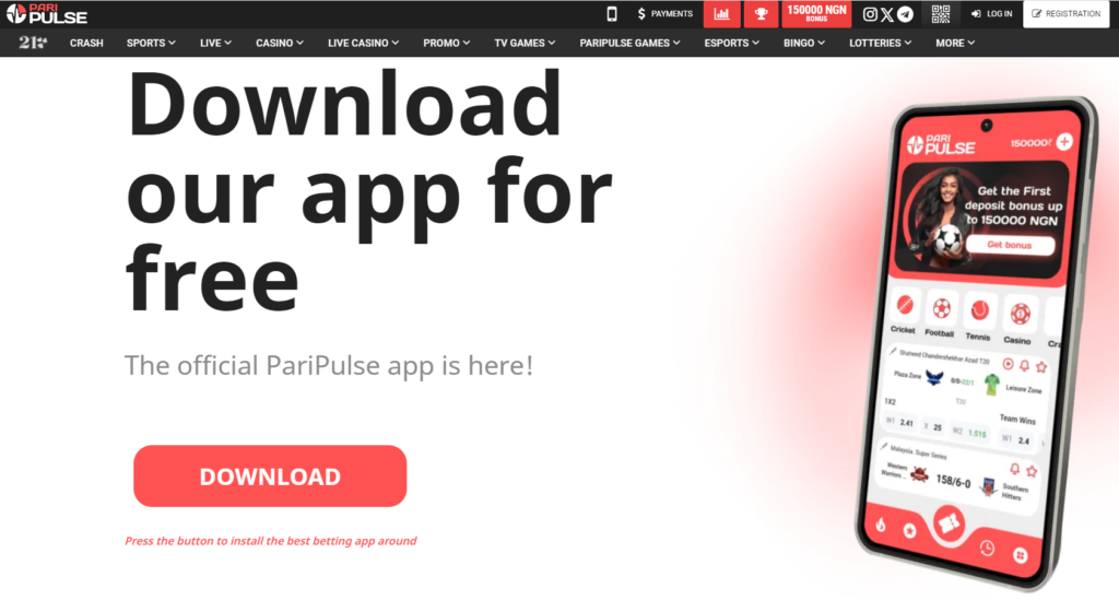 Downloading the Pari Pulse Android Application